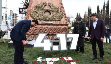 Bağcılar Belediye Başkanı Özdemir, Adıyaman ve Malatya’da depremzedeleri ziyaret etti