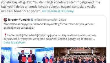 Emine Erdoğan “Sanayide Su Verimliliği İş Birliği Protokolü”nün hayırlı olmasını diledi
