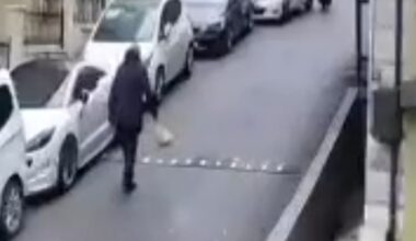 Eyüpsultan’da feci kaza kamerada: Bir anda gaza fazla basan sürücü yaşlı kadını ezdi