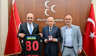 Fatih Karagümrük’ten, MHP lideri Bahçeli’ye ziyaret