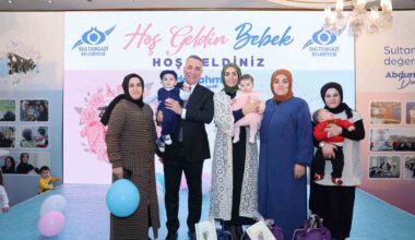 Sultangazi’de 300 minik için “Hoş Geldin Bebek” programı düzenlendi