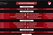 TFF, Süper Lig’in 29. hafta programında değişiklik yaptı