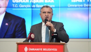 Bakan Osman Aşkın Bak: “Büyükşehir Belediyesi spor anlamında İstanbul’a hiçbir şey yapmadı”
