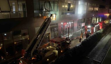 Bakırköy’de rezidansın spor salonunda yangın çıktı