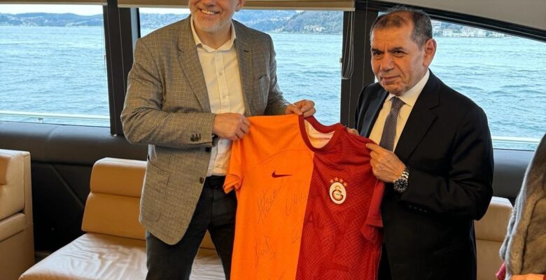 Galatasaray Başkanı Dursun Özbek, Martin Jahn ile bir araya geldi