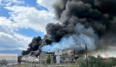 İzmir’de lojistik firmasının soğuk hava deposunda büyük yangın