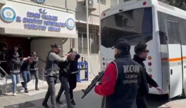 İzmir’deki suç örgütlerine operasyonda 15 tutuklama