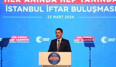 Murat Kurum, Haliç Kongre Merkezi’nde “Her Anında Hep Yanında İstanbul İftar Buluşması”na katıldı