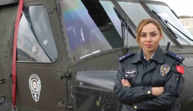 Türk Polis Teşkilatı’nın kadın pilotu 6 yıldır gökyüzünün asayişini sağlıyor