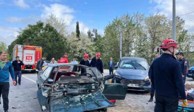 Balıkesir’de trafik kazası: 1 ölü 5 yaralı