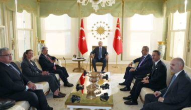 Cumhurbaşkanı Erdoğan, Yeni Zelanda Başbakan Yardımcısı Peters’i kabul etti