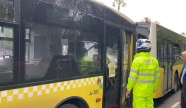Fatih’te durağa yanaşan İETT otobüsü, başka bir otobüse çarptı: Bazı yolcular hafif şekilde yaralandı