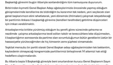 İYİ Parti Ankara İl Başkanı Akif Sarp Önder görevinden istifa etti