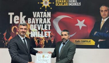 Osmanlı Ocakları Adana İl Başkanlığı’na Azad Seyitoğlu atandı