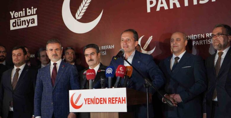 Yeniden Refah Partisi Genel Başkanı Erbakan: “Partimiz 31 Mart seçimlerinin tartışmasız yıldızı konumundadır”