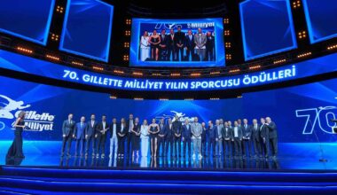 70. Gillette Milliyet Yılın Sporcusu Ödülleri töreni yapıldı