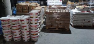 Ankara’da 2 milyon 500 bin Türk Lirası değerinde kaçak gıda maddesi ele geçirildi