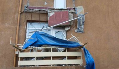 Avcılar’da balkonu çöken 6 katlı binanın tahliyesine karar verildi