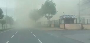 Başakşehir’de sanayi sitesinde korkutan yangın