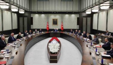 Cumhurbaşkanlığı Kabinesi, Cumhurbaşkanı Recep Tayyip Erdoğan başkanlığında Beştepe’de toplandı.