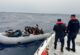 İzmir açıklarında 56 göçmen karaya çıkartıldı