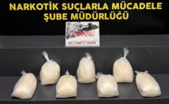 İzmir’de 7 kilo metamfetamin ele geçirildi