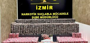 İzmir’de 75 bine yakın sentetik uyuşturucu hap ele geçirildi