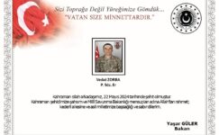 MSB: “Pençe-Kilit Operasyonu bölgesinde EYP patlaması sonucu yaralanan bir asker şehit oldu”