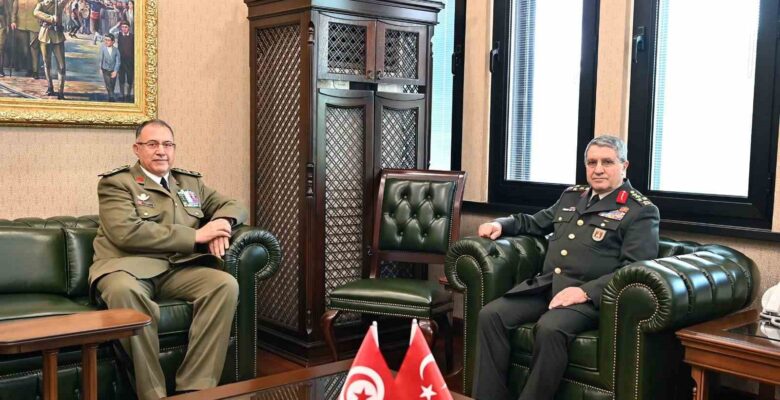 Tunus Kara Kuvvetleri Komutanı Korgeneral Ghoul Ankara’ya geldi