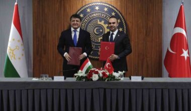 Türkiye ile Tacikistan arasında sanayi ve teknoloji alanında işbirliği protokolü imzalandı