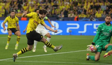 UEFA Şampiyonlar Ligi: Borussia Dortmund: 1 – Paris Saint-Germain: 0